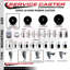 Ensemble de roulettes extensibles pivotantes en caoutchouc dur 3 pouces 3 pouces avec frein SCC
