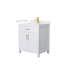 Beckett 30" Freestanding Single Bathroom Vanity with Quartz Top-1507432068-1507432070-1507432067