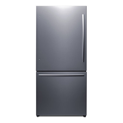 Summit Appliance 31" Wide Bottom Freezer Refrigerator with Icemaker