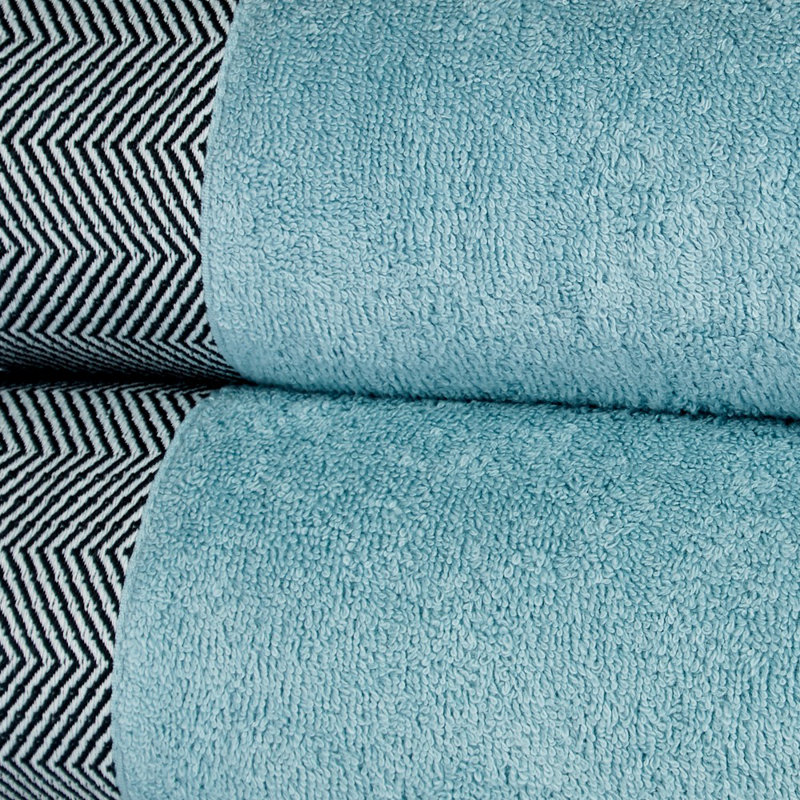 Asaria 100% Cotton Midweight Bath Sheet, Duck Egg