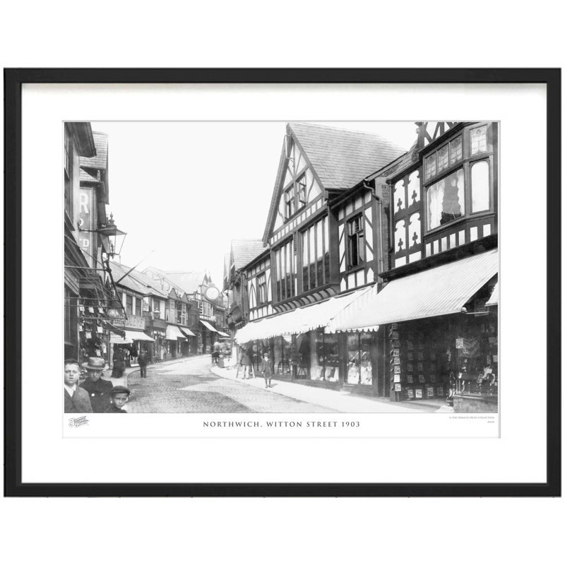 Northwich, Witton Street 1903 - Single Picture Frame Print, 40cm H x 50cm W x 2.3cm D