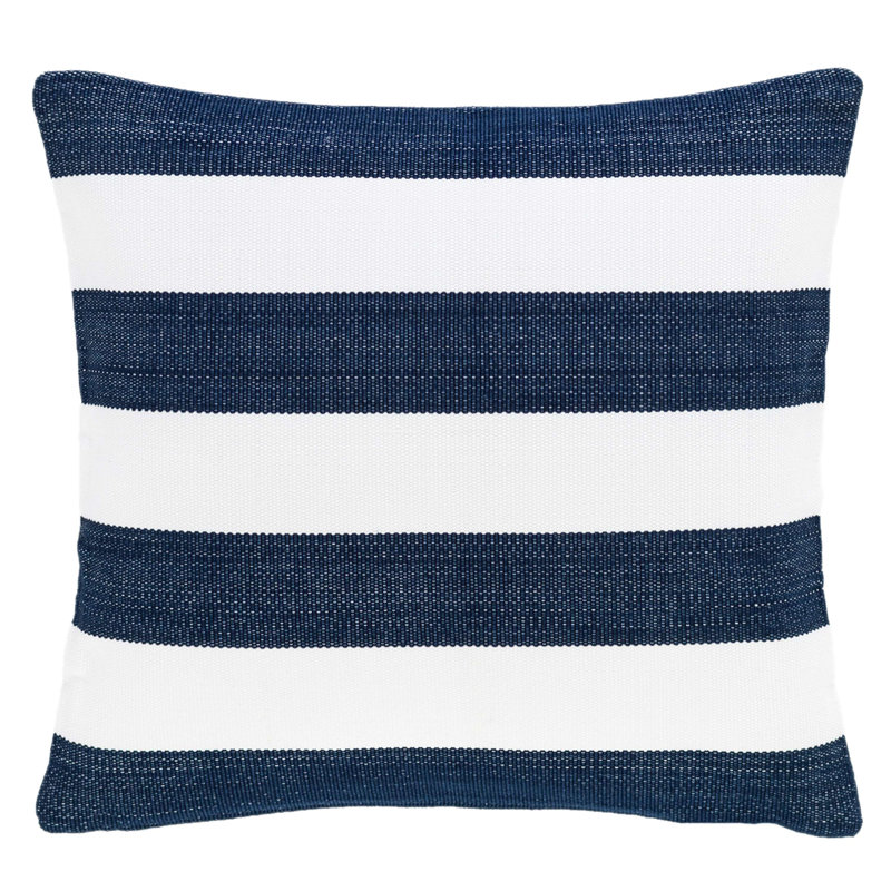 Catamaran Outdoor Square Pillow Cover, Navy