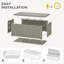 Balconera 143cm W 870L Lockable Deck Box-124328200
