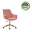 Chaise de travail en velours Garrow-1218215328