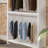 Illyria 2-Shelf Double Clothing Rod Closet Tower-1848488671