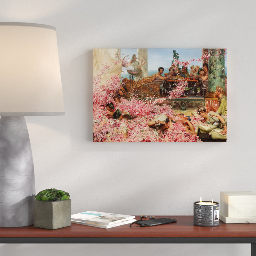 The Roses of Heliogabalus by Lawrence Alma-Tadema - Wrapped Canvas
