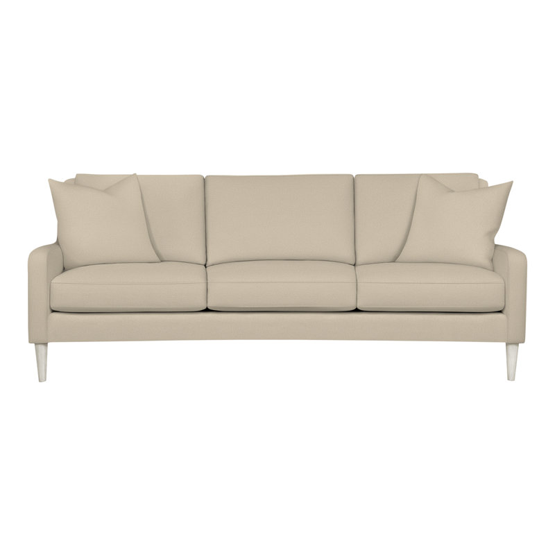 Canapé à accoudoirs carrés 86,5 po Ease, Wrenn, Mélange de polyester lin Tuck