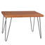 Leyva Sheesham Rectangular Wood Top Dining Table-19763861-19763862