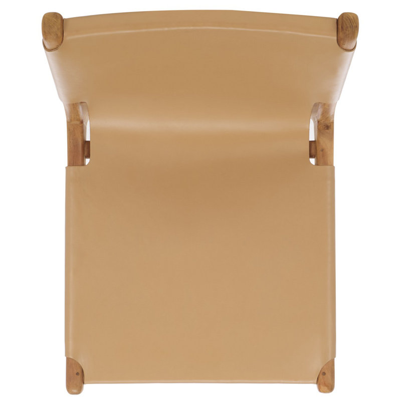 Cassaphina Leather Dining Chair, Tan