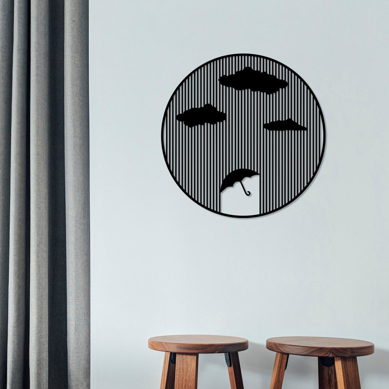 Abstract Wall Decor on Metal