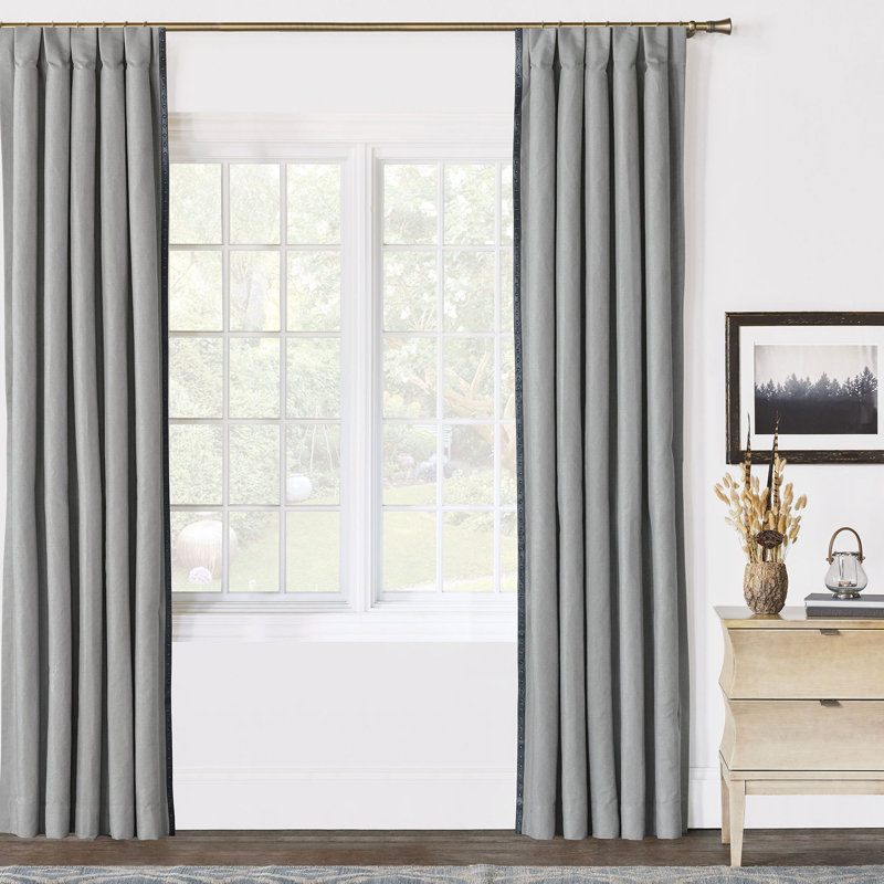 Higgins Room Darkening Curtain, 40" W x 84" L, Right