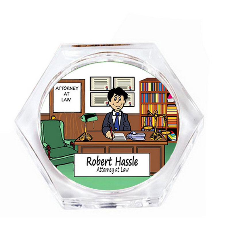 Sous-verre avocat avocat