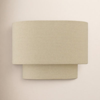 Kiyo Single Light Steel Dimmable Flush Mounted Sconce