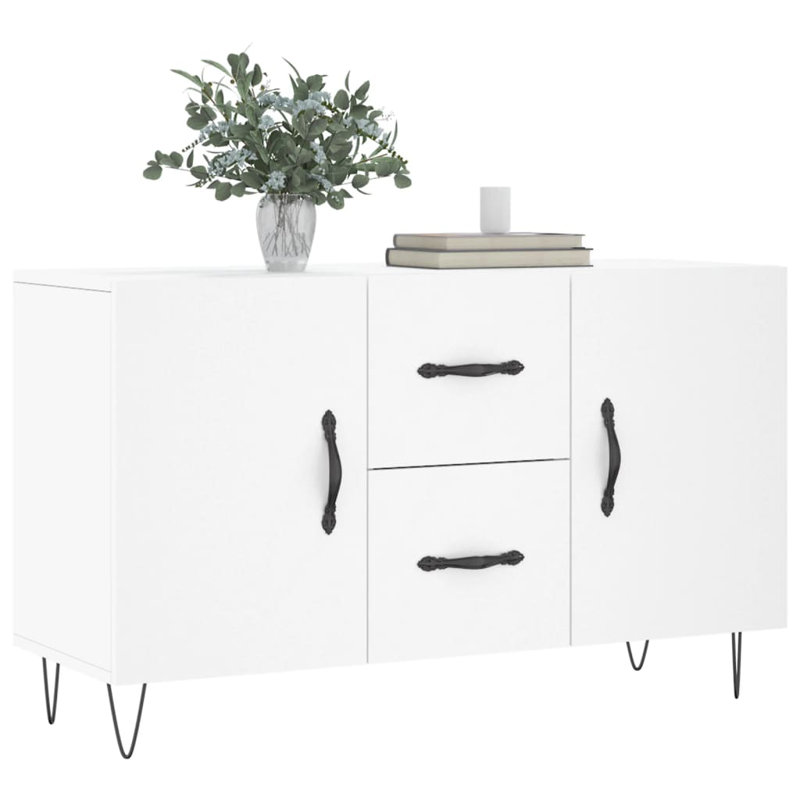 Marbut Sideboard 100x36x60 cm Engineered Wood, White