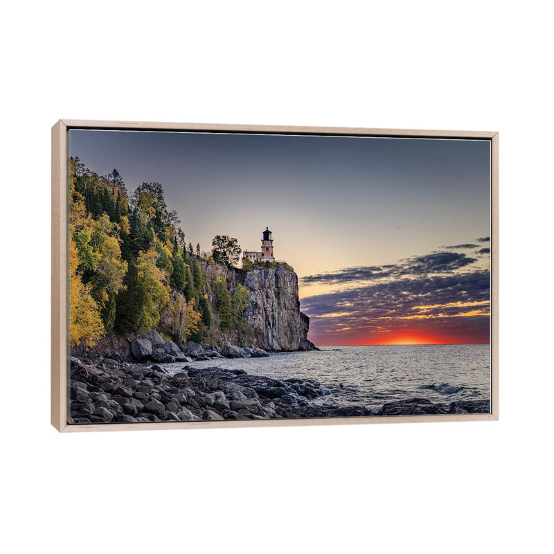 Split Rock, Before The Day - Wall Art Print - Framed Canvas