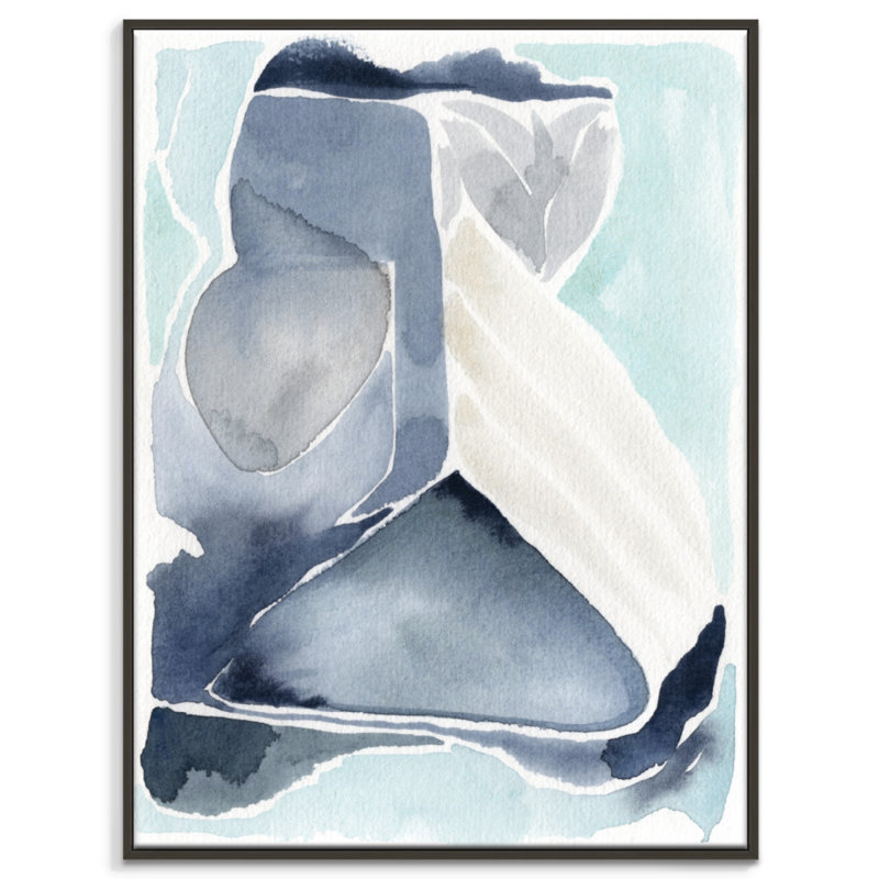 Painting on Canvas, 51cm H x 41cm W, Timber Floater Frame