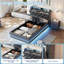 Metal Ottoman Storage Bed-1301937735