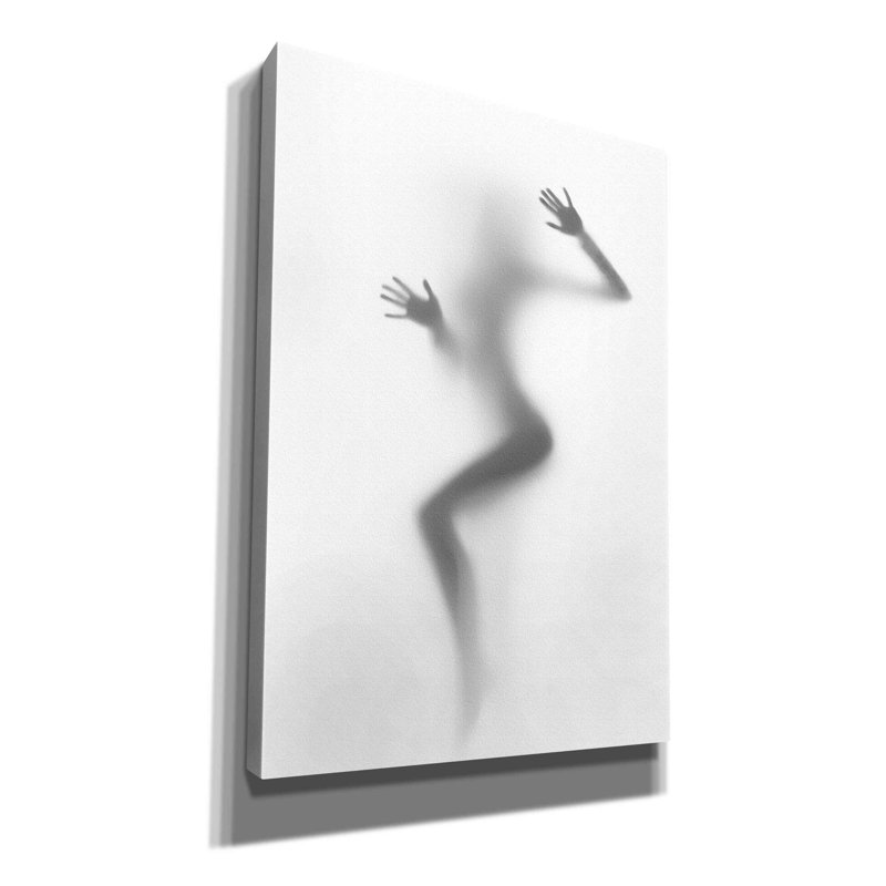 «Flattened» par Incado, estampe numérique sur toile, H 26 po x l 18 po x P 0,75 po