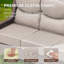 Wicker 5 - Person Patio Conversation Set with Cushions-1463188341