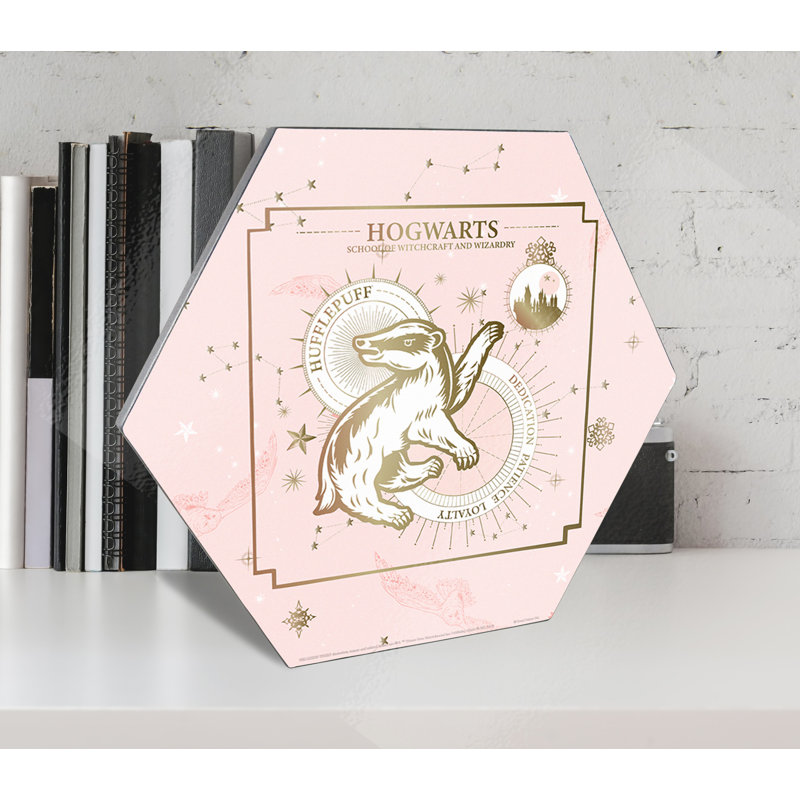 Impression sur bois Harry Potter (Constellation - Poufsouffle)