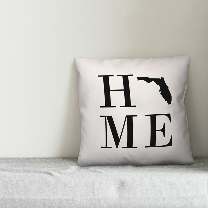 Alabama Home State Indoor/Outdoor Throw Pillow, Florida