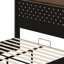 Bed Frame with USB Port,  and  Wing-Back Headboard-277968356