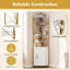 180cm H x 38cm W Metal Corner Bookcase-2112633030