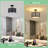 Nychelle Rattan Semi Flush Mount