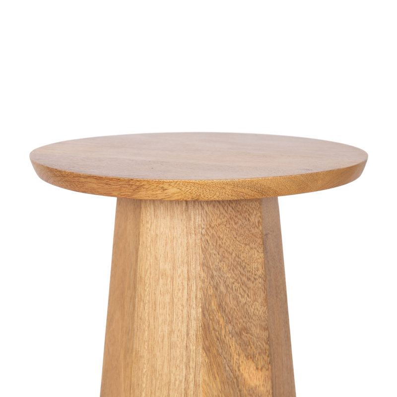 Table ronde en bois de manguier Hemingson