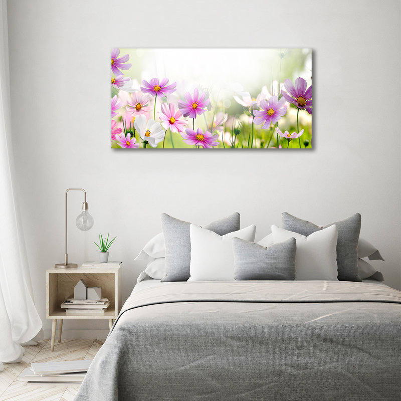 Flowers On The Meadow - Wrapped Canvas Print