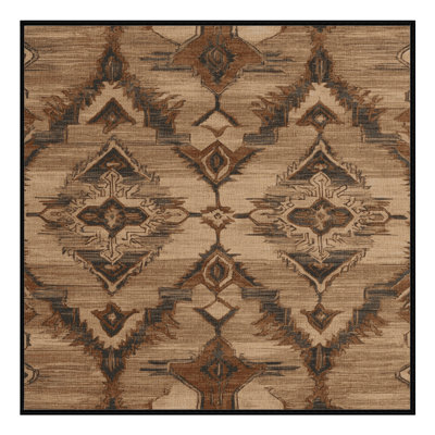 Tapis brun lavable à la machine