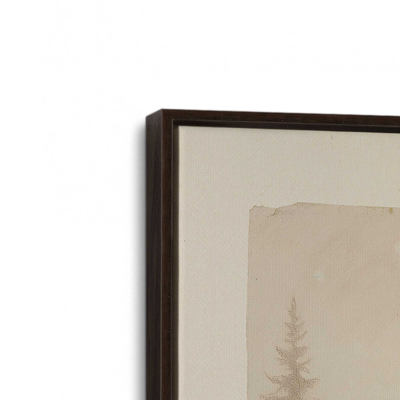 Steam Over Snow Canvas Art Print, 12.75" H x 8.75" W, American Maple