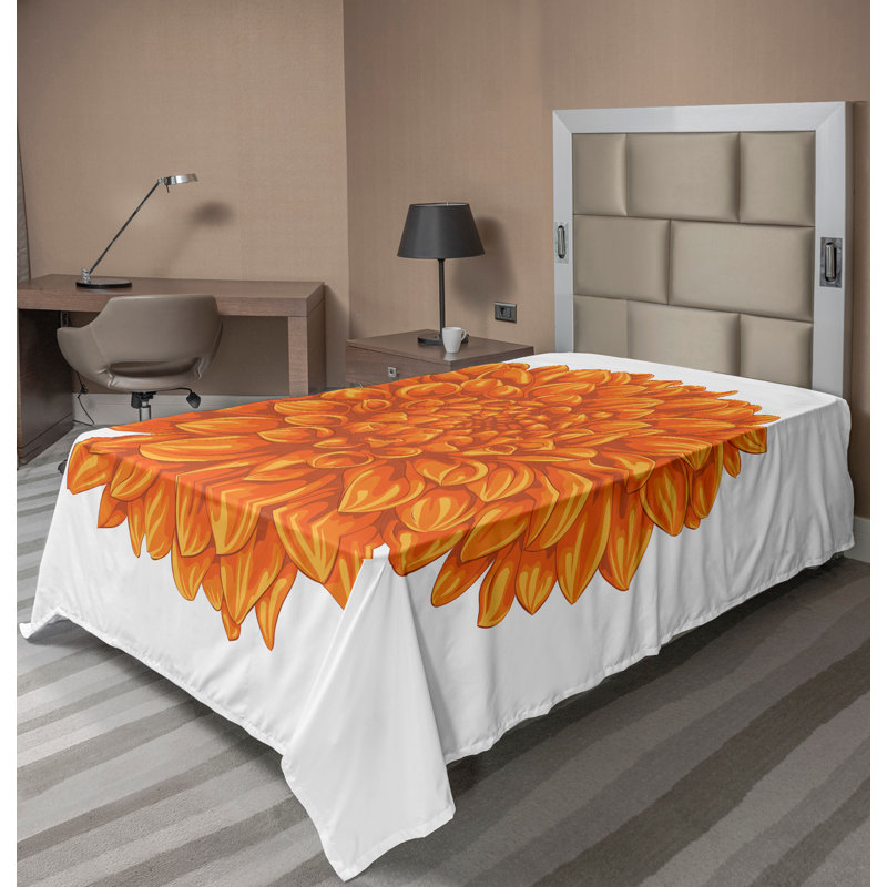 Drap blanc Ambesonne, Simple