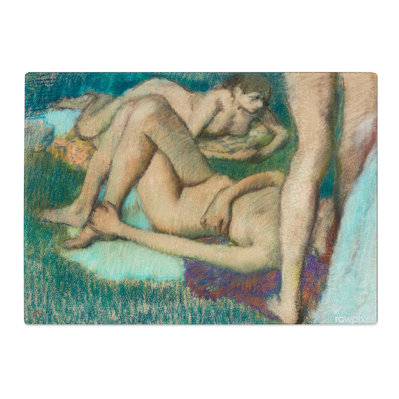Nude Bathers by Edgar Degas Chopping Board, 0.4cm H x 28.5cm W x 39cm L