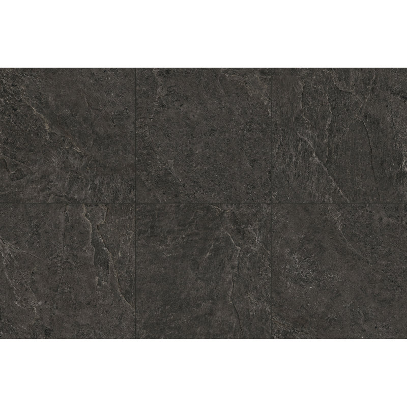  Pavé Living Slate 24 x 24, Noir