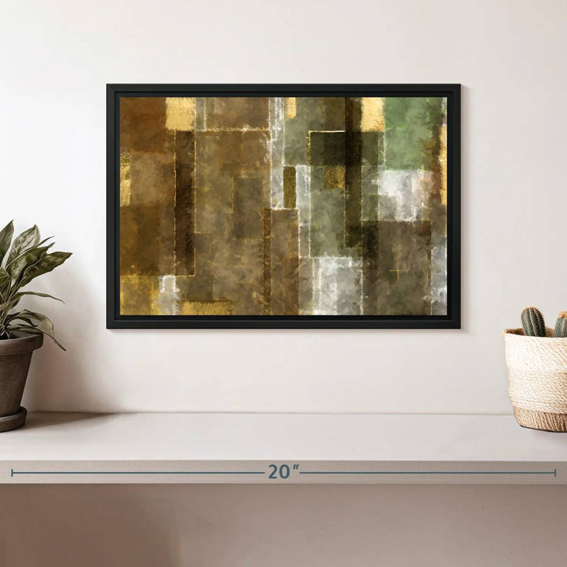 Avery Abstract Geometric, 9" H x 13" W