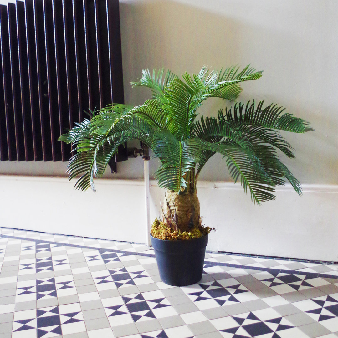 60cm Faux Palm Plant in Pot Liner