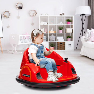 12V Kids Ride On Bumper Car with Remote Control, Electric Ride On Toy for Toddlers