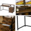 Bureau d'écriture robuste, bureau spacieux, bureau d'ordinateur à deux niveaux-1577225759-1577225744