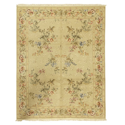 Tapis rectangulaire noué à la main