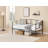 Twin Daybed, Sturdy Metal Day Bed with Steel Slat Support, Arched Headboard Sofa Bed for Living Room, Bedroom and Guest Room-281850677