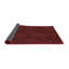 Tapis géométrique rouge foncé-1089278081