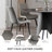 Iras 6 - Person Extendable Dining Set, 61.4'' Dining Table Sets-1450584910