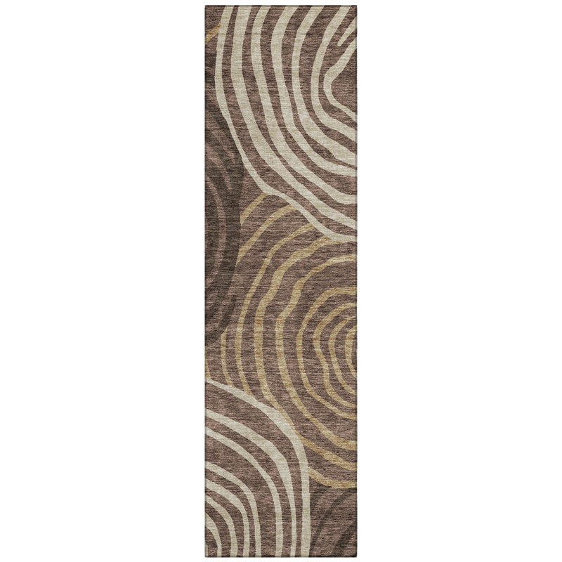 Leis Abstract Indoor Rug, Runner 2'3" x 7'6"