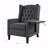 Manual Adjustable Wingback With Recliner Function Chair. With Foldable Side Table, Usb Charging Ports,Modern Comfy Pushback Reclining Chairs-1835680602