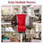 High Back Throne Royal Chair Set of 2, Velvet Armless Accent with Storage, Nailhead Trim, Solid Rubberwood Legs for Living Room Bedroom，Red-906974247