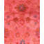 Overdyed Hand-Knotted Wool Modern-Contemporary Pink Area Rug 4' 8" x 6' 9"