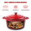 Faitout en fonte émaillée avec couvercle, cocotte en fonte à deux poignées pour la cuisson du pain, la cuisson, batterie de cuisine antiadhésive recouverte d'émail-108075570-108075569
