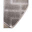 Tapis gris argenté à motif géométrique glam-86616062