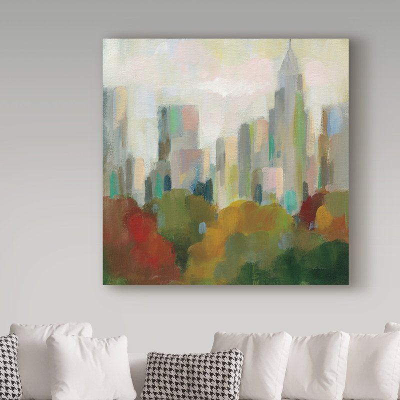 «Gowrie NYC Central Park II», reproduction de peinture à l'acrylique sur toile tendue, H 35 po x l 35 po x P 2 po